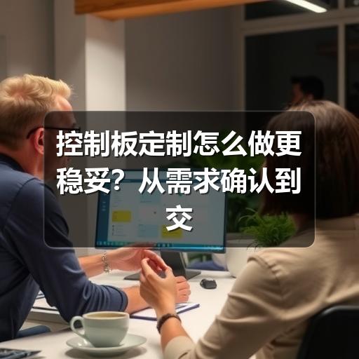 控制板定制怎么做更稳妥？从需求确认到交付验收的实用指南