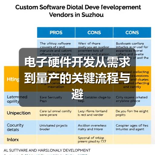 电子硬件开发从需求到量产的关键流程与避坑要点