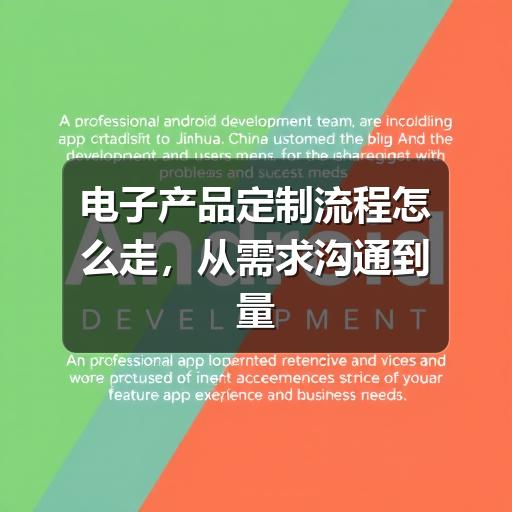 电子产品定制流程怎么走，从需求沟通到量产交付的完整说明