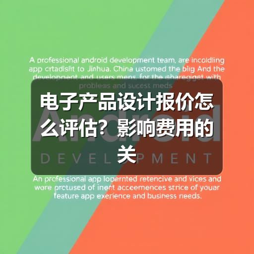 电子产品设计报价怎么评估？影响费用的关键因素与核实方法