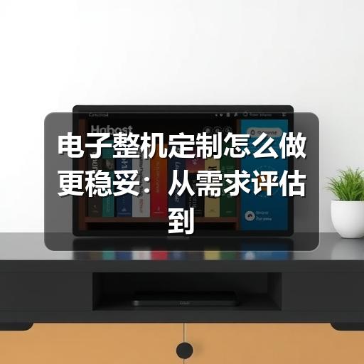 电子整机定制怎么做更稳妥:从需求评估到交付验收的完整思路(图2) 电子整机定制怎么做更稳妥:从需求评估到交付验收的完整思路