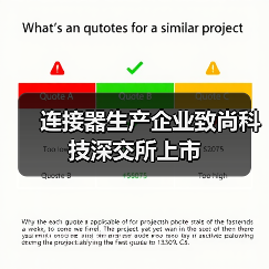 连接器生产企业致尚科技深交所上市(图1) 连接器生产企业致尚科技深交所上市(图1)