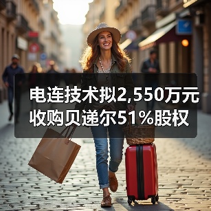 电连技术拟2,550万元收购贝递尔51%股权（图1）