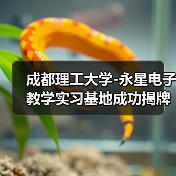 成都理工大学-永星电子教学实习基地成功揭牌（图3）