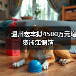 温州宏丰拟4500万元增资浙江铜箔（图1）