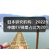 日本研究机构：2022年中国EV销量占比为20%，日本EV销量占比仅为2%（图2）