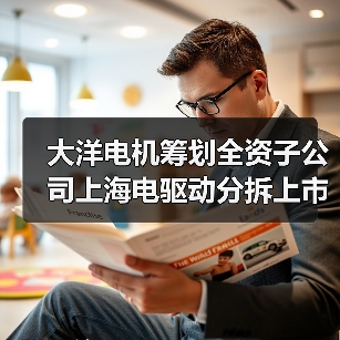 大洋电机筹划全资子公司上海电驱动分拆上市（图4）