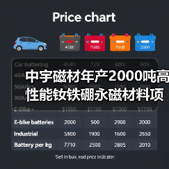 中宇磁材年产2000吨高性能钕铁硼永磁材料项目开工（图1）