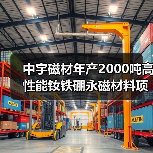 中宇磁材年产2000吨高性能钕铁硼永磁材料项目开工（图4）