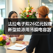 法拉电子拟26亿元投建新型能源用薄膜电容器生产基地项目（图2）