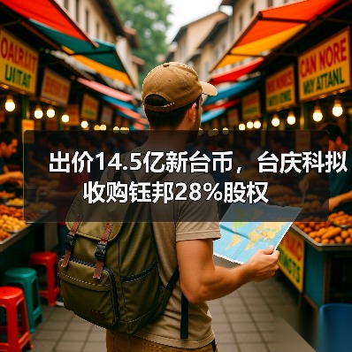 出价14.5亿新台币,台庆科拟收购钰邦28%股权(图2) 出价14.5亿新台币,台庆科拟收购钰邦28%股权(图2)