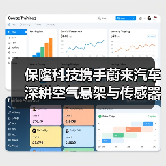 保隆科技携手蔚来汽车 深耕空气悬架与传感器领域（图1）