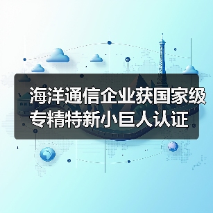 海洋通信企业获国家级专精特新小巨人认证(图2) 海洋通信企业获国家级专精特新小巨人认证(图2)