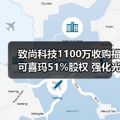 致尚科技1100万收购福可喜玛51%股权 强化光通讯布局(图1) 致尚科技1100万收购福可喜玛51%股权 强化光通讯布局(图1)