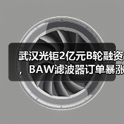 武汉光钜2亿元B轮融资,BAW滤波器订单暴涨数亿颗(图1) 武汉光钜2亿元B轮融资,BAW滤波器订单暴涨数亿颗(图1)