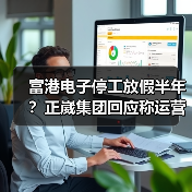 富港电子停工放假半年?正崴集团回应称运营无碍(图3) 富港电子停工放假半年?正崴集团回应称运营无碍(图3)