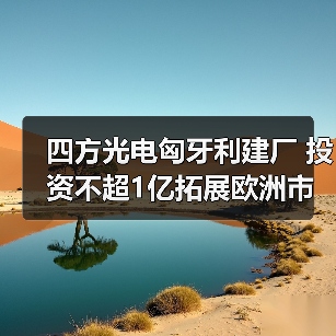 四方光电匈牙利建厂 投资不超1亿拓展欧洲市场（图2）