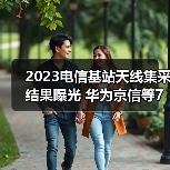 2023电信基站天线集采结果曝光 华为京信等7家中标（图4）