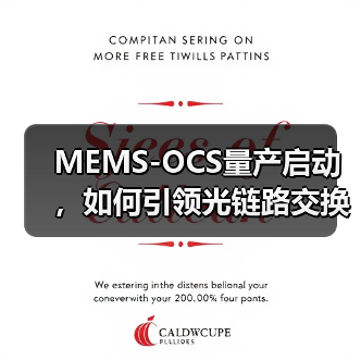 MEMS-OCS量产启动,如何引领光链路交换技术革新?(图3) MEMS-OCS量产启动,如何引领光链路交换技术革新?(图3)