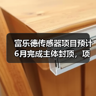 富乐德传感器项目预计6月完成主体封顶,项目投资30亿元,年产20亿元(图4) 富乐德传感器项目预计6月完成主体封顶,项目投资30亿元,年产20亿元(图4)