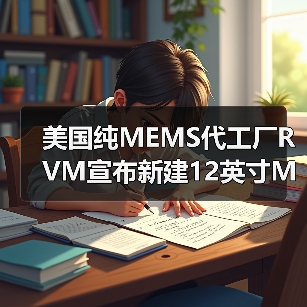 美国纯MEMS代工厂RVM宣布新建12英寸MEMS产线（图1）