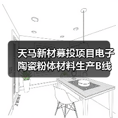 天马新材募投项目电子陶瓷粉体材料生产B线、C线点火试生产（图1）