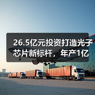 26.5亿元投资打造光子芯片新标杆,年产1亿颗引领产业革新(图2) 26.5亿元投资打造光子芯片新标杆,年产1亿颗引领产业革新(图2)