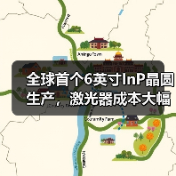 全球首个6英寸InP晶圆生产,激光器成本大幅降低(图2) 全球首个6英寸InP晶圆生产,激光器成本大幅降低(图2)