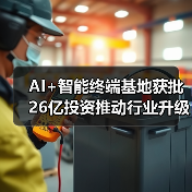 AI+智能终端基地获批 26亿投资推动行业升级（图1）