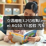 立讯精密3.2亿收购Leoni AG50.1%股权 汽车线束全球化加速（图4）