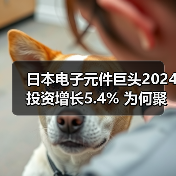 日本电子元件巨头2024投资增长5.4% 为何聚焦汽车电气化？（图1）
