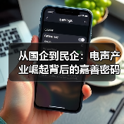 从国企到民企：电声产业崛起背后的嘉善密码（图1）