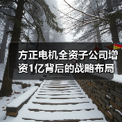 方正电机全资子公司增资1亿背后的战略布局是什么?(图3) 方正电机全资子公司增资1亿背后的战略布局是什么?(图3)