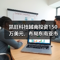 凯旺科技越南投资150万美元,布局东南亚市场有何考量?(图3) 凯旺科技越南投资150万美元,布局东南亚市场有何考量?(图3)