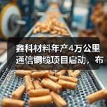 鑫科材料年产4万公里通信铜缆项目启动，布局未来市场（图1）