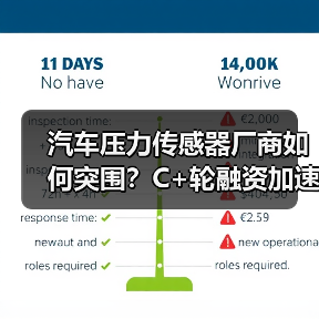 汽车压力传感器厂商如何突围?C+轮融资加速全球化布局(图3) 汽车压力传感器厂商如何突围?C+轮融资加速全球化布局(图3)