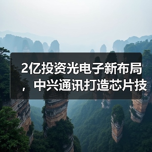 2亿投资光电子新布局,中兴通讯打造芯片技术新引擎(图3) 2亿投资光电子新布局,中兴通讯打造芯片技术新引擎(图3)