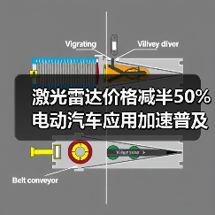 激光雷达价格减半50% 电动汽车应用加速普及(图1) 激光雷达价格减半50% 电动汽车应用加速普及(图1)