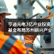 亨通光电3亿产业投资基金布局苏州新兴产业,聚焦新能源与新材料领域(图2) 亨通光电3亿产业投资基金布局苏州新兴产业,聚焦新能源与新材料领域(图2)
