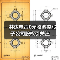 共达电声0元收购控股子公司股权引关注（图1）