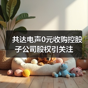 共达电声0元收购控股子公司股权引关注（图2）