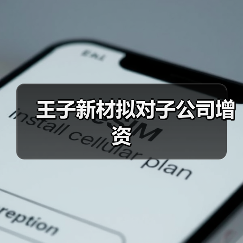 王子新材拟对子公司增资（图3）