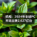 机构:2024年全球PC市场出货2.627亿台(图2) 机构:2024年全球PC市场出货2.627亿台(图2)