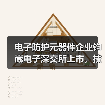 电子防护元器件企业钧崴电子深交所上市，技术布局引关注（图1）