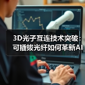 3D光子互连技术突破：可插拔光纤如何革新AI算力？（图1）