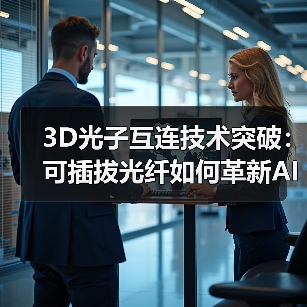 3D光子互连技术突破：可插拔光纤如何革新AI算力？（图4）