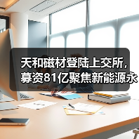 天和磁材登陆上交所，募资81亿聚焦新能源永磁材料（图1）
