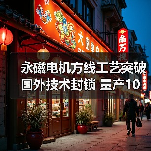 永磁电机方线工艺突破国外技术封锁 量产10万台节能降本增效（图2）