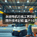 永磁电机方线工艺突破国外技术封锁 量产10万台节能降本增效（图3）