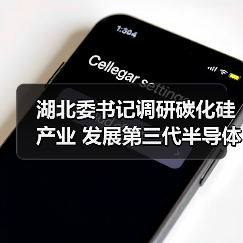 湖北委书记调研碳化硅产业 发展第三代半导体助力新能源（图4）